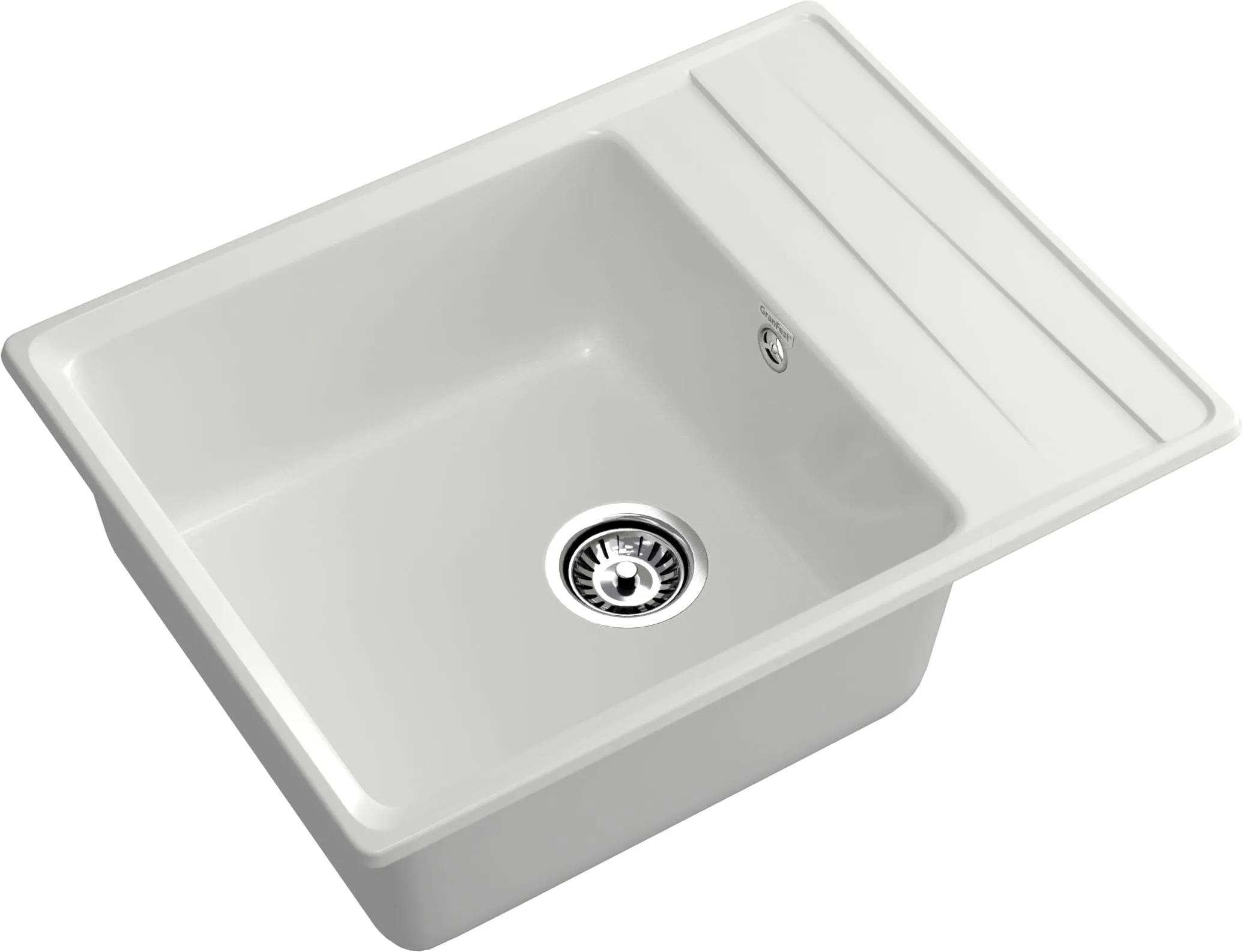Мойка для кухни GranFest Композит  LEVEL 660L LV-660L иней Мойка для кухни GranFest Композит  LEVEL 660L LV-660L иней
