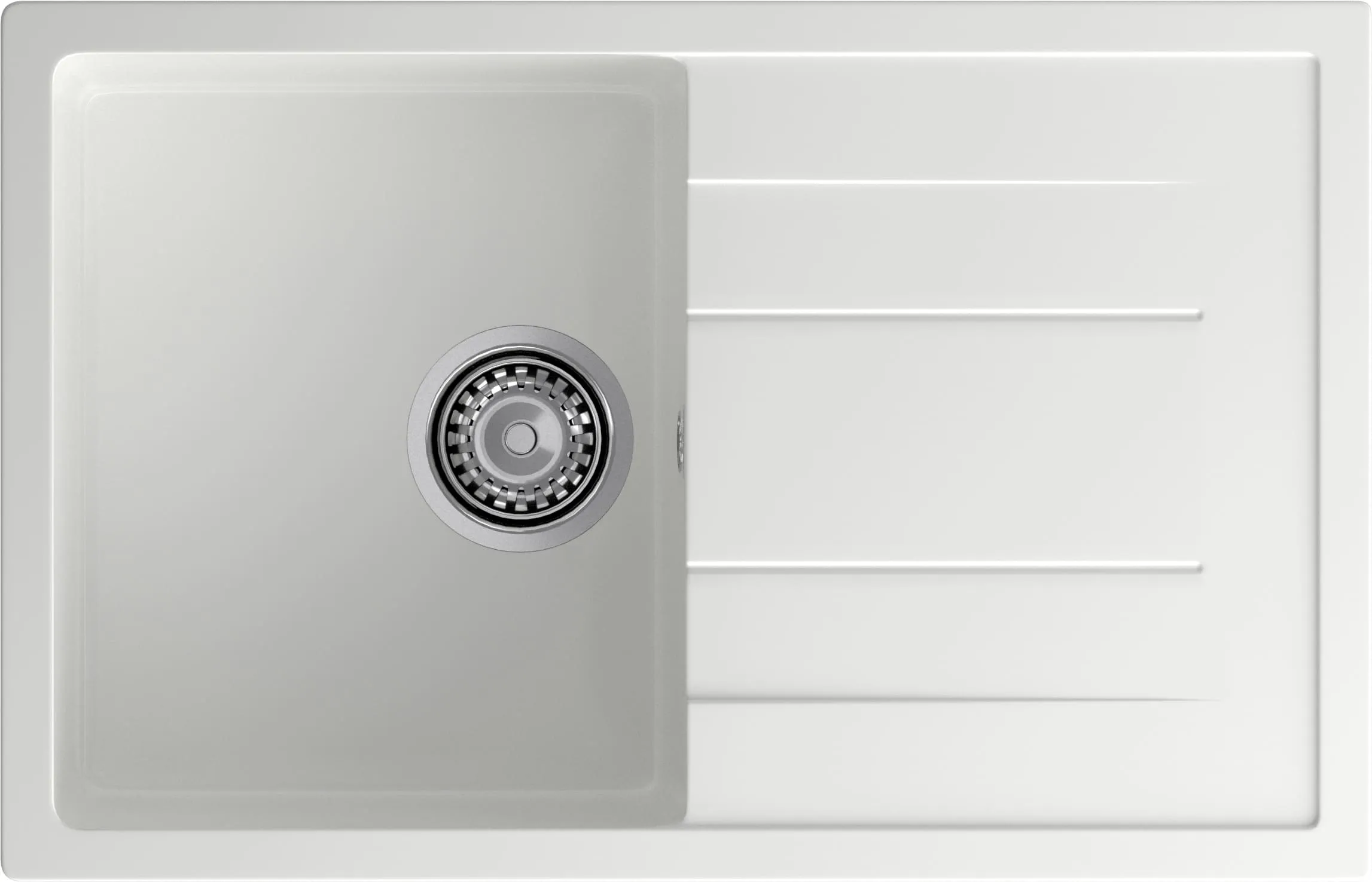 Мойка для кухни GranFest Композит  QUADRO 780L Q-780L иней Мойка для кухни GranFest Композит  QUADRO 780L Q-780L иней