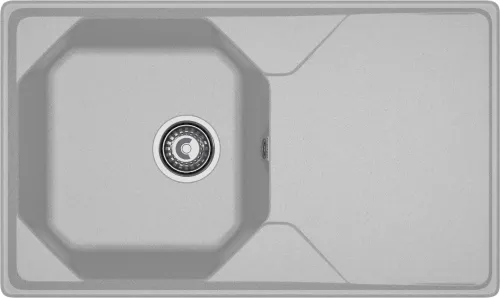 Мойка для кухни GranFest Композит UNIQUE 840L U-840L серый Мойка для кухни GranFest Композит UNIQUE 840L U-840L серый